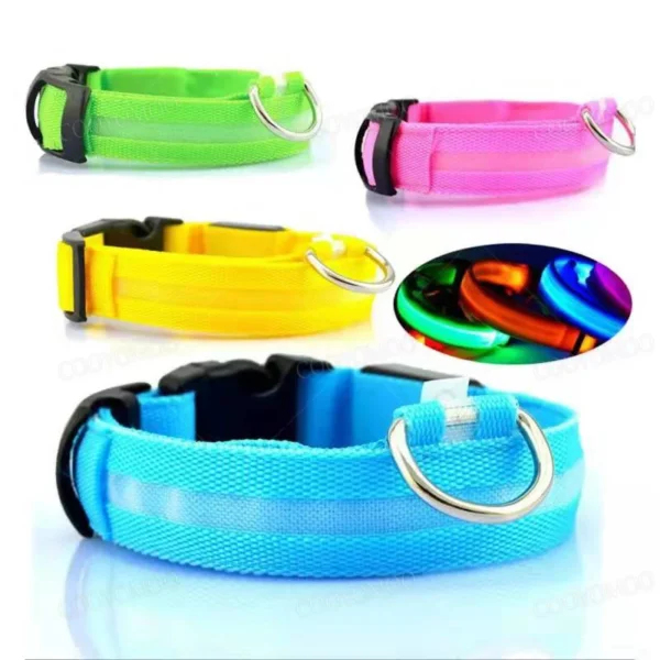 3 Modes Dog Luminous Charge Collar Led Usb Cat Dogs Collars Detachable Night Led Glow Dog 2.webp