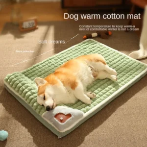 Winter Warm Dog Mat Luxury Sofa For Small Medium Dogs Plaid Bed For Cats Dogs Fluff.webp