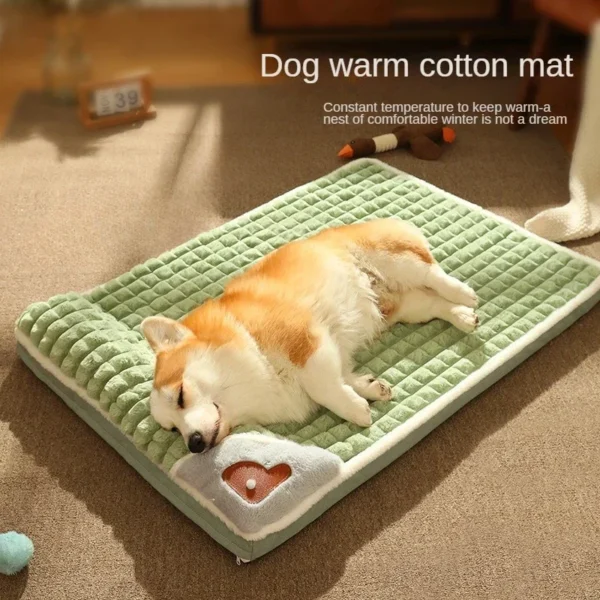 Winter Warm Dog Mat Luxury Sofa For Small Medium Dogs Plaid Bed For Cats Dogs Fluff 7.webp